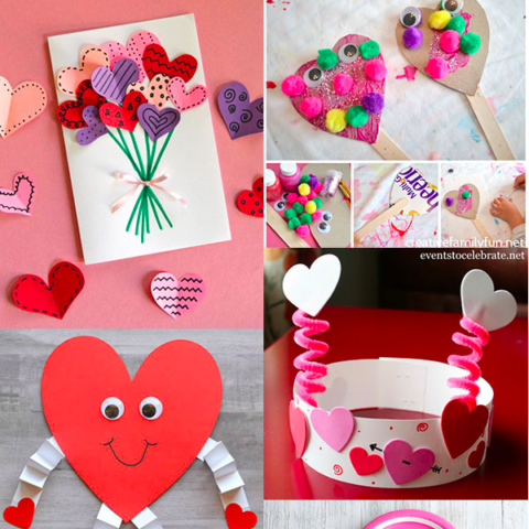25 Easy Valentine’s Day Crafts for Kids
