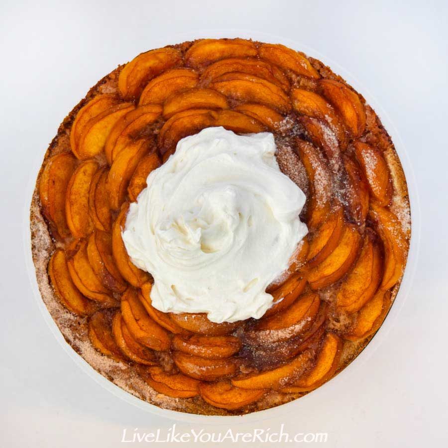 German Peach Cake