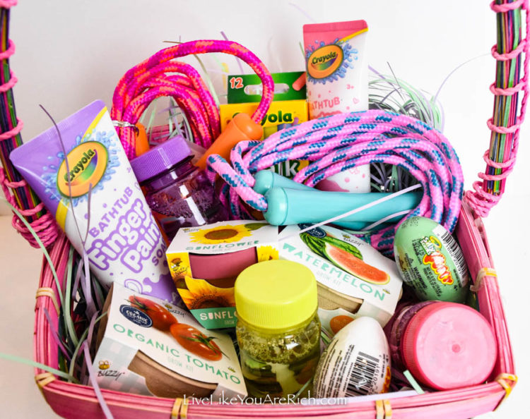 10.00 OutdoorActivities Easter Baskets {Candy Free} Live Like You Are Rich