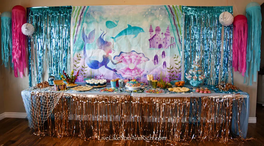 Mermaid Under the Sea Party: Food - Mermaid Cake