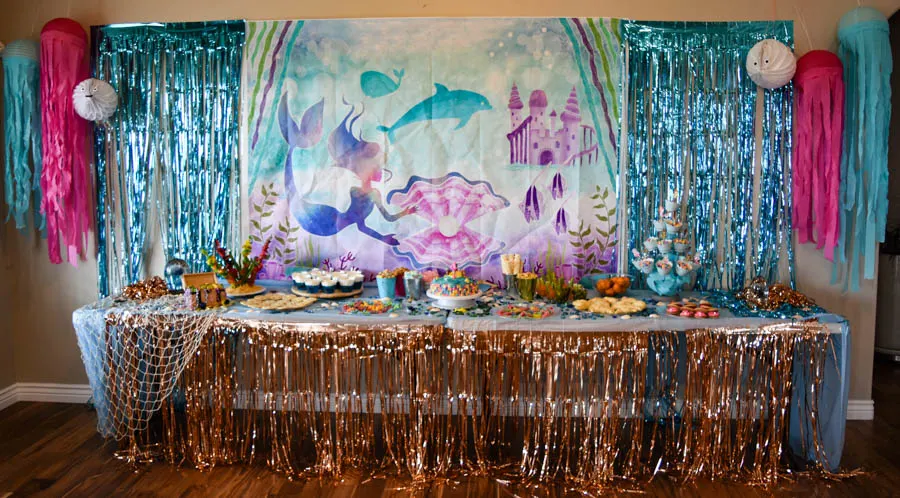 Mermaid Under the Sea Party: Food - Mermaid Party Decorations