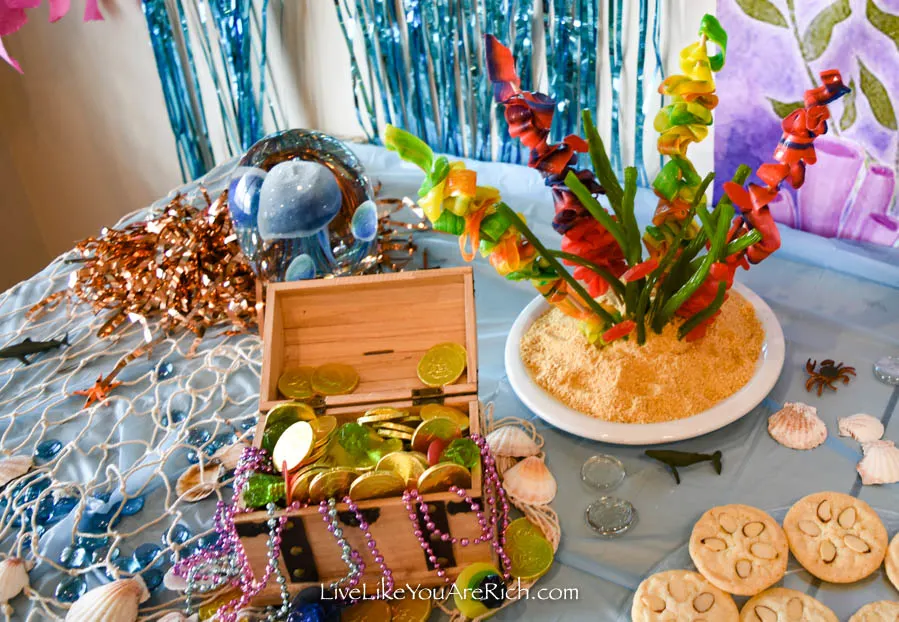 Mermaid Under the Sea Party: Food - Coral Reef Candy Creation