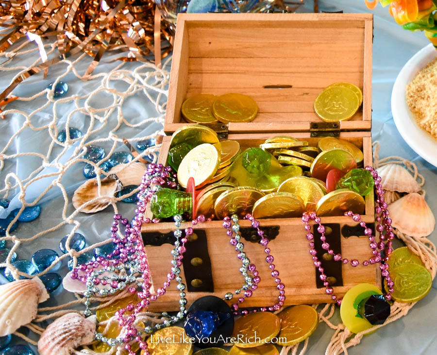 Mermaid Under the Sea Party: Food - Treasure Chest