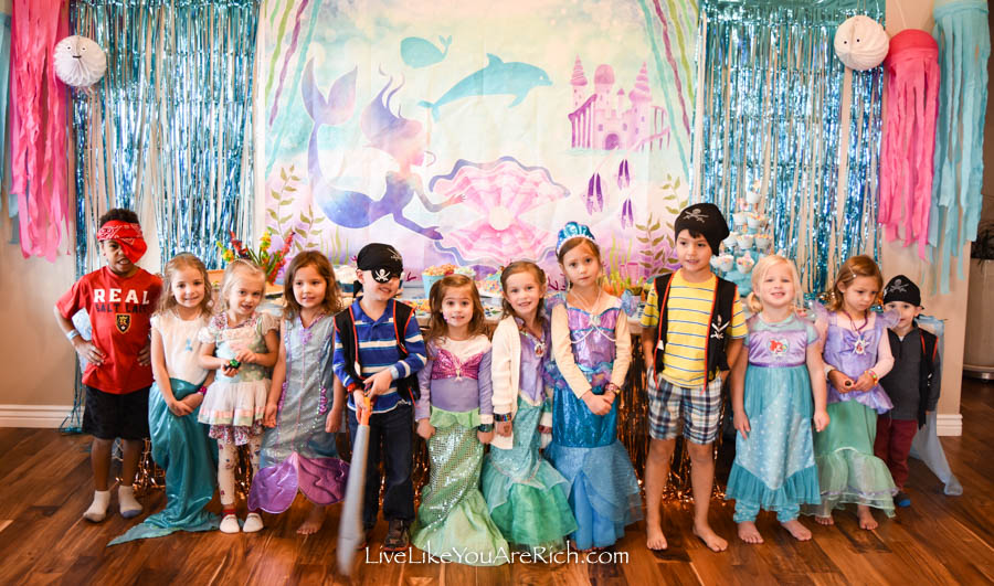 Mermaid Under the Sea Party Activities—kids