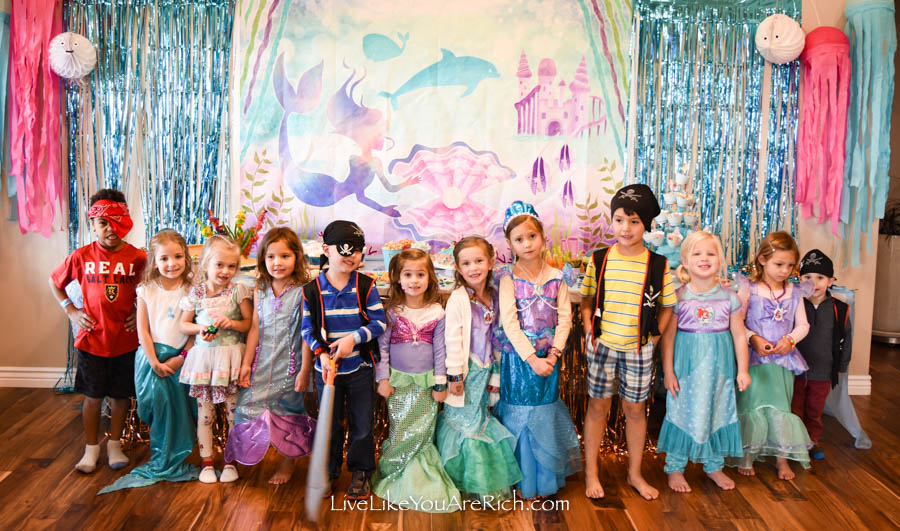 Mermaid Under the Sea Party Activities - Live Like You Are Rich