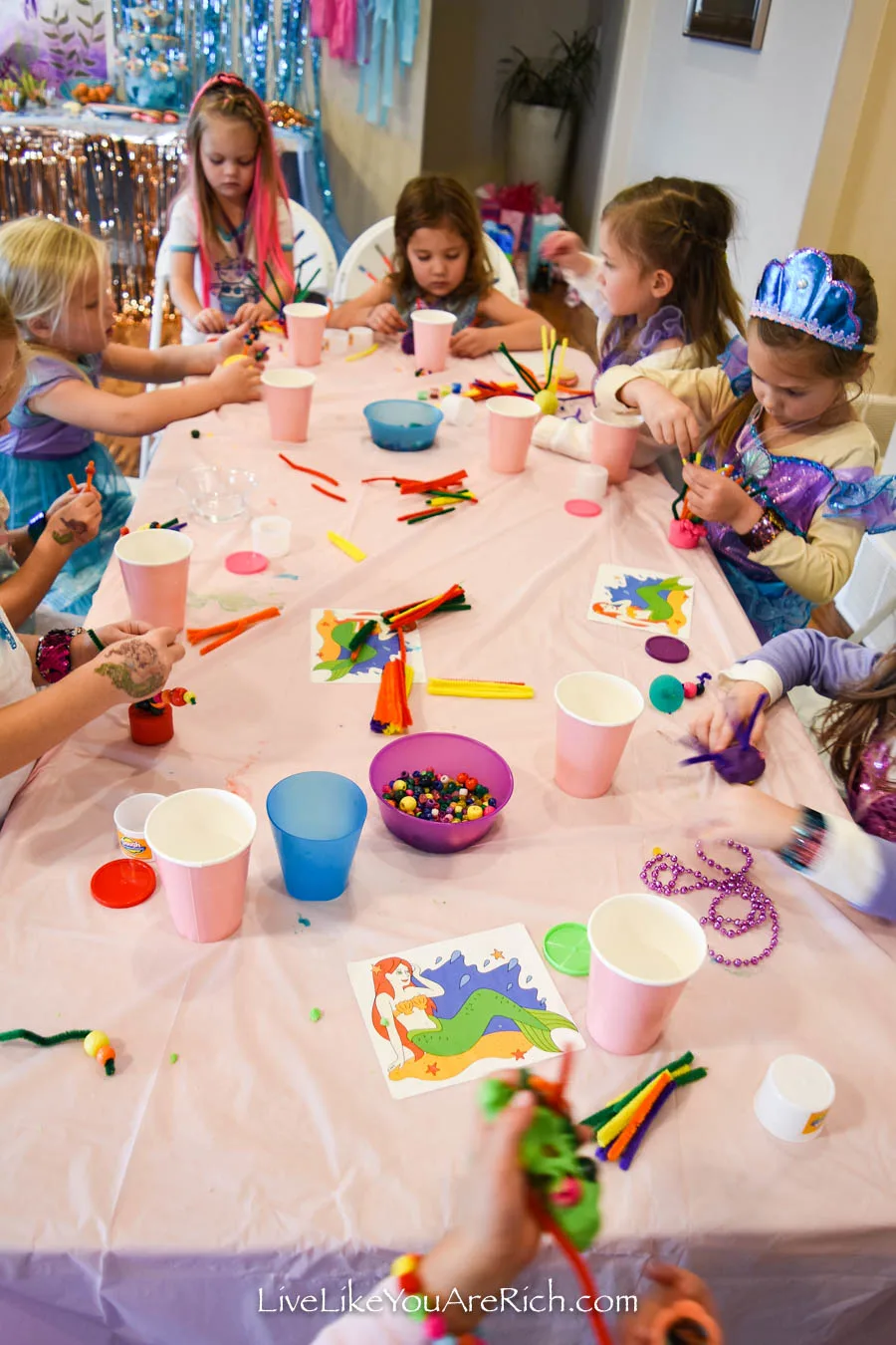 activities for under the sea mermaid party