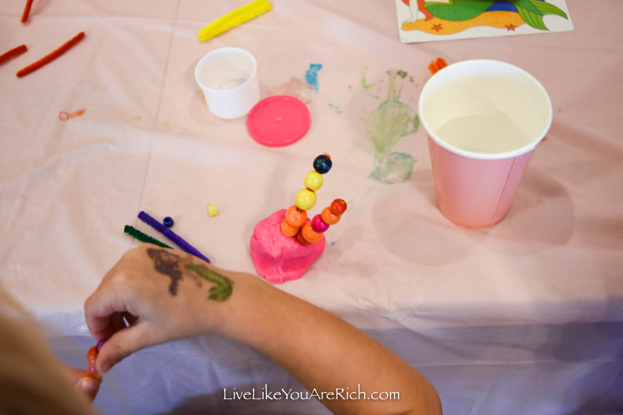 coral reef activity under the sea party