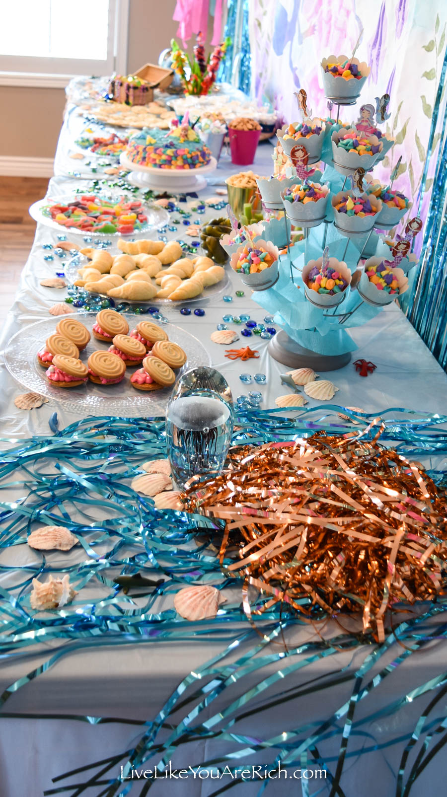 Mermaid Under the Sea Party: Food - Decorations