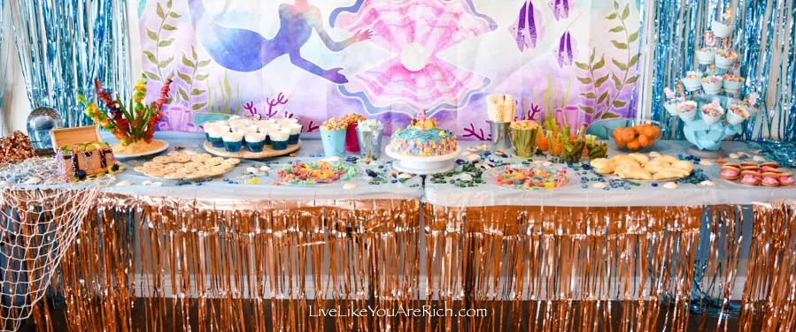 food for Mermaid Under the Sea Party