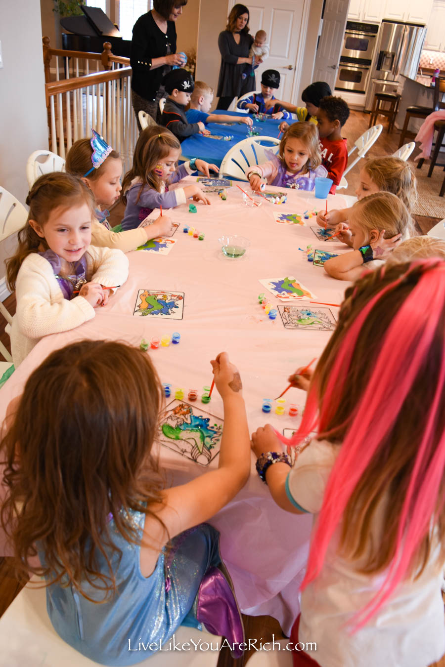 water color activity for under the sea party