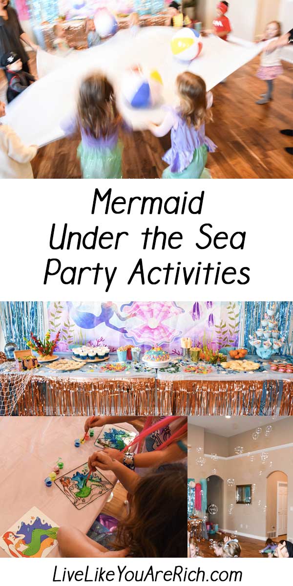Mermaid Under the Sea Party Activities