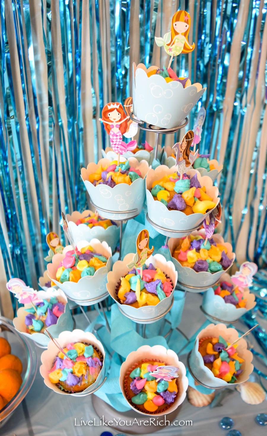 Mermaid Under the Sea Party: Food - Live Like You Are Rich