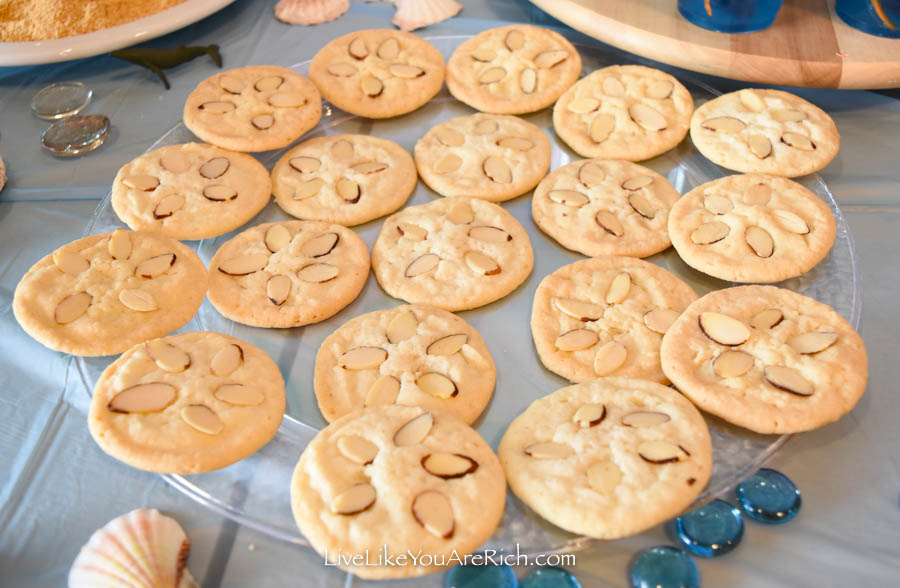 Mermaid Under the Sea Party: Food - Sand Dollar Cookies