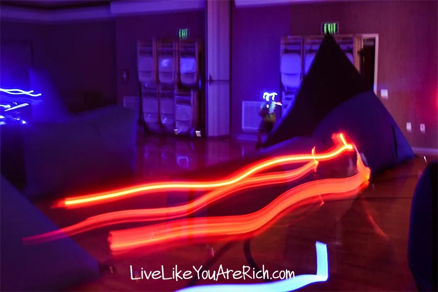 laser tag in gym