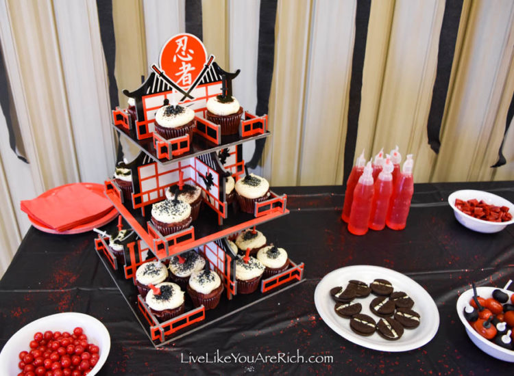 Ninja Party for Boys Themed Food - Live Like You Are Rich