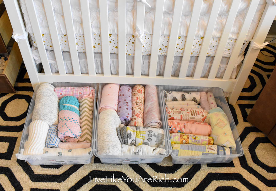 under crib storage