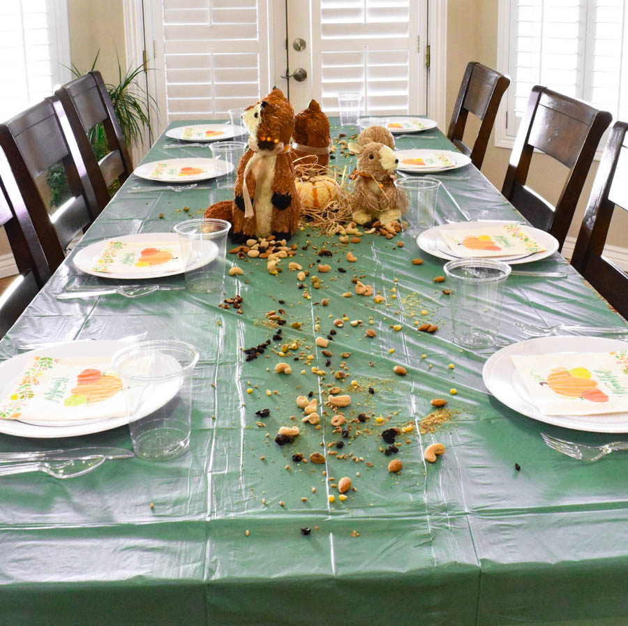 Thanksgiving Tablescape for Kids