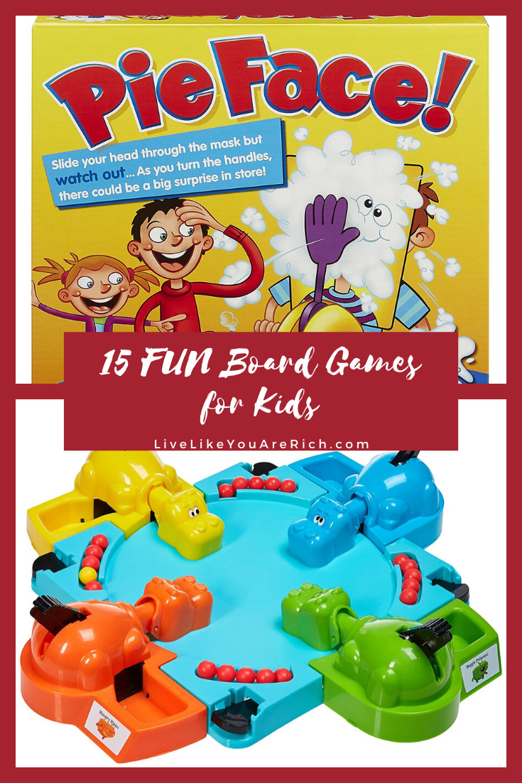 Great FUN board games for kids and family. Best games to play at home. #boardgames #kidsactivities