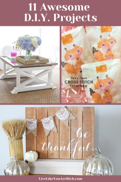 11 Inexpensive DIY Projects