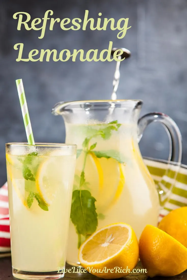 This amazing lemonade with simple syrup recipe is super easy. It is super easy to make and very delicious. #lemonade #juice #drinks