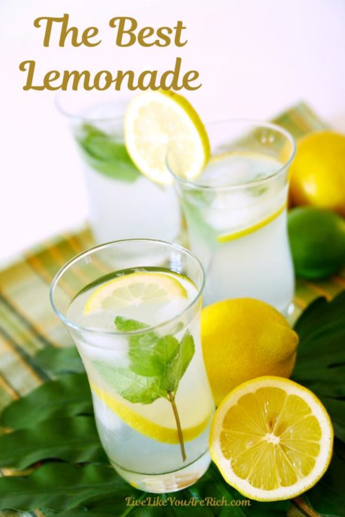 Lemonade with Simple Syrup Recipe