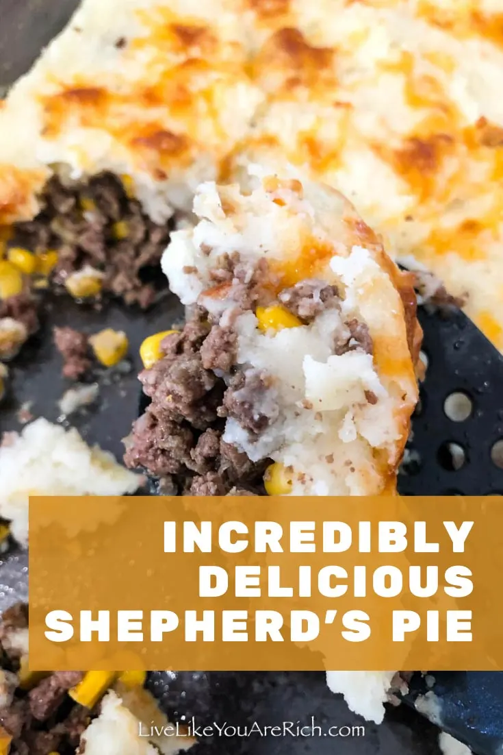 This Traditional Shepherd’s Pie is typically quite bland but I have done a lot of tweaking to my recipe. Now my family and I considered shepherd’s pie incredibly delicious. Do these 5 steps to incredibly delicious shepherd’s pie. #pie #shepherdspie #delicious