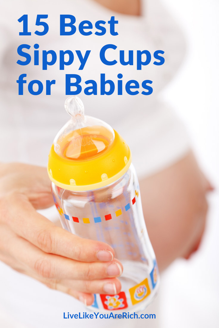When it’s time for your baby to start drinking water or transition to milk, sippy cups are the way to go. Here is a round up of the 15 Best Sippy Cups for Babies for water, milk and juice. 1. Dr. Brown’s Options Wide-Neck Sippy Spout Baby Bottle with Silicone Handle – These are great. #sippycups #babybottle