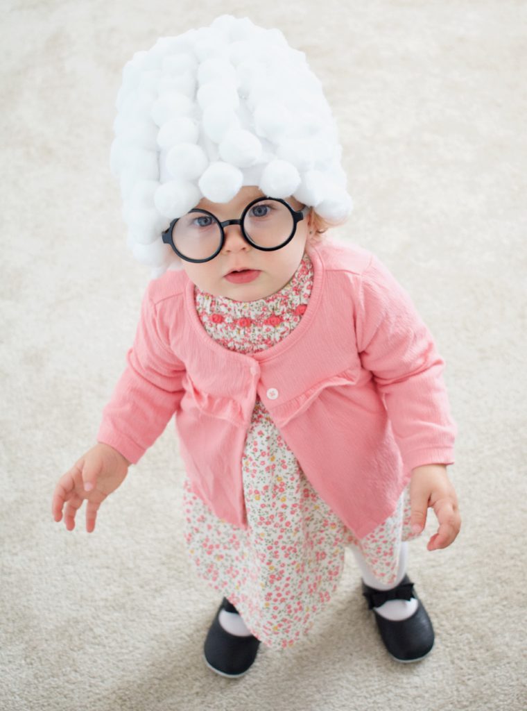 Old lady store halloween costume baby