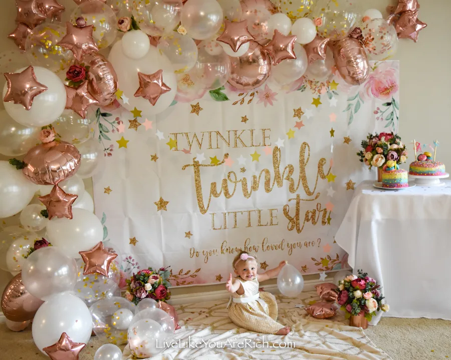 Twinkle Twinkle Little Star Party banner
