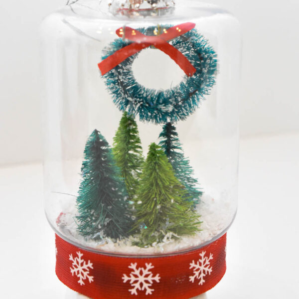 DIY Snow Globe Christmas Ornaments - Live Like You Are Rich