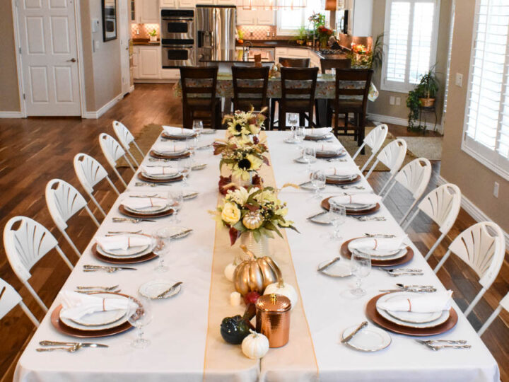 Image for Fall Tablescape With Copper Accents
