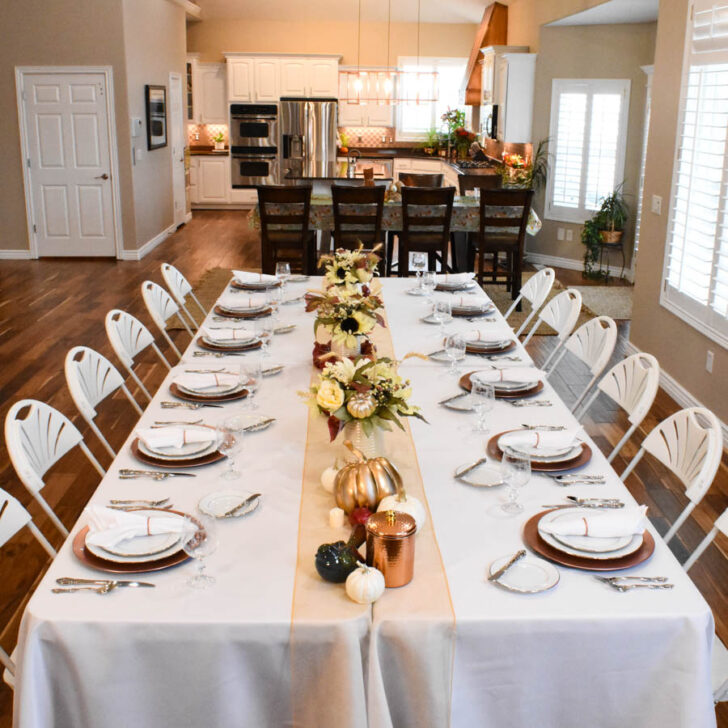 Fall Tablescape With Copper Accents