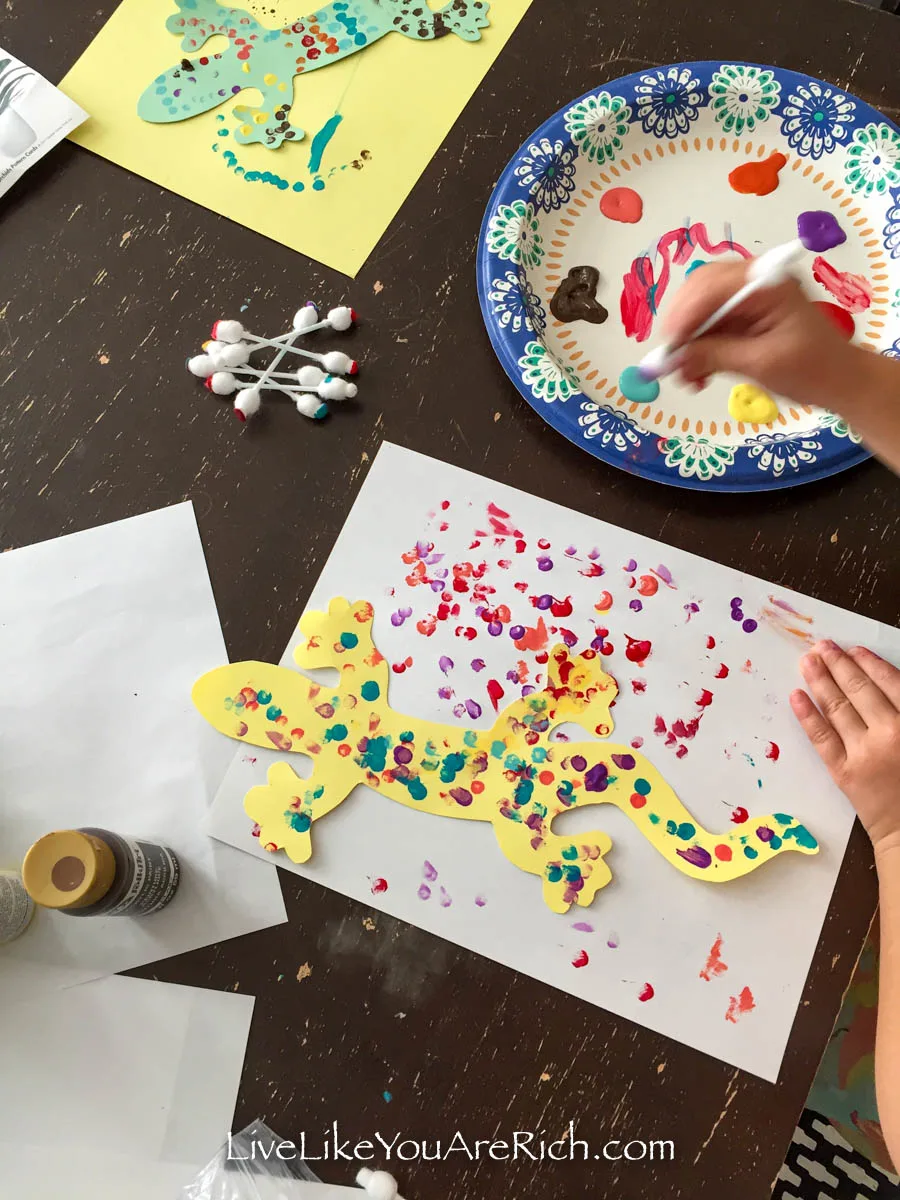 Painting art activity for kids