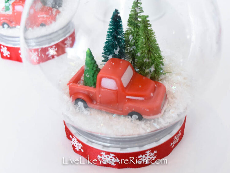 Dollar Tree Christmas Snow Globes Live Like You Are Rich