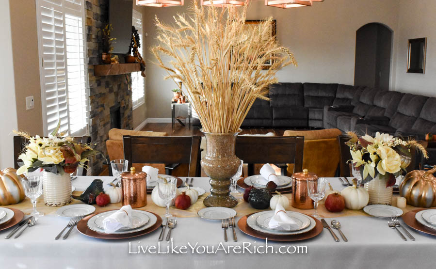 Thanksgiving Wheat Centerpiece