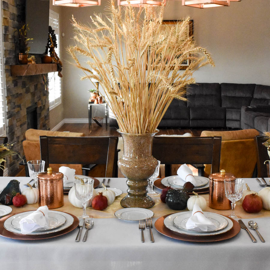 Thanksgiving Wheat Centerpiece