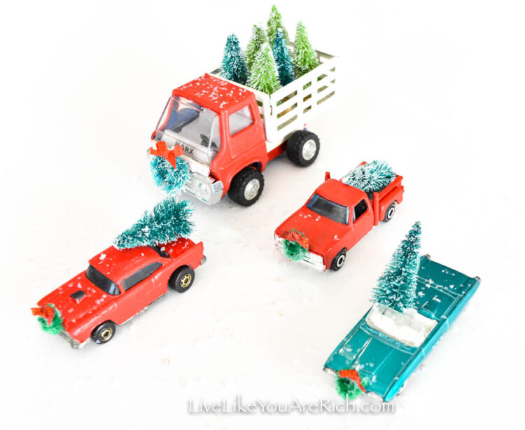 Christmas Red Truck Hot Wheels Restoration - Live Like You Are Rich