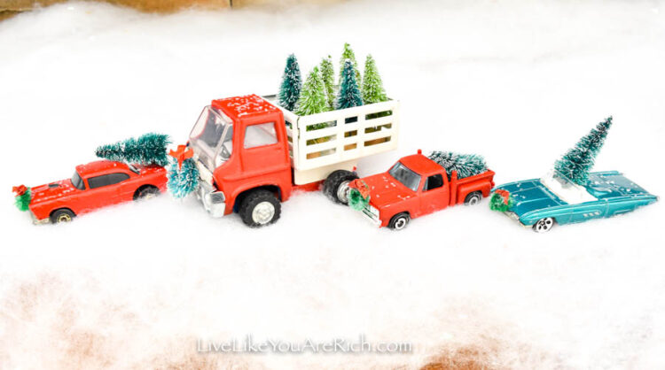 Christmas Red Truck Hot Wheels Restoration - Live Like You Are Rich