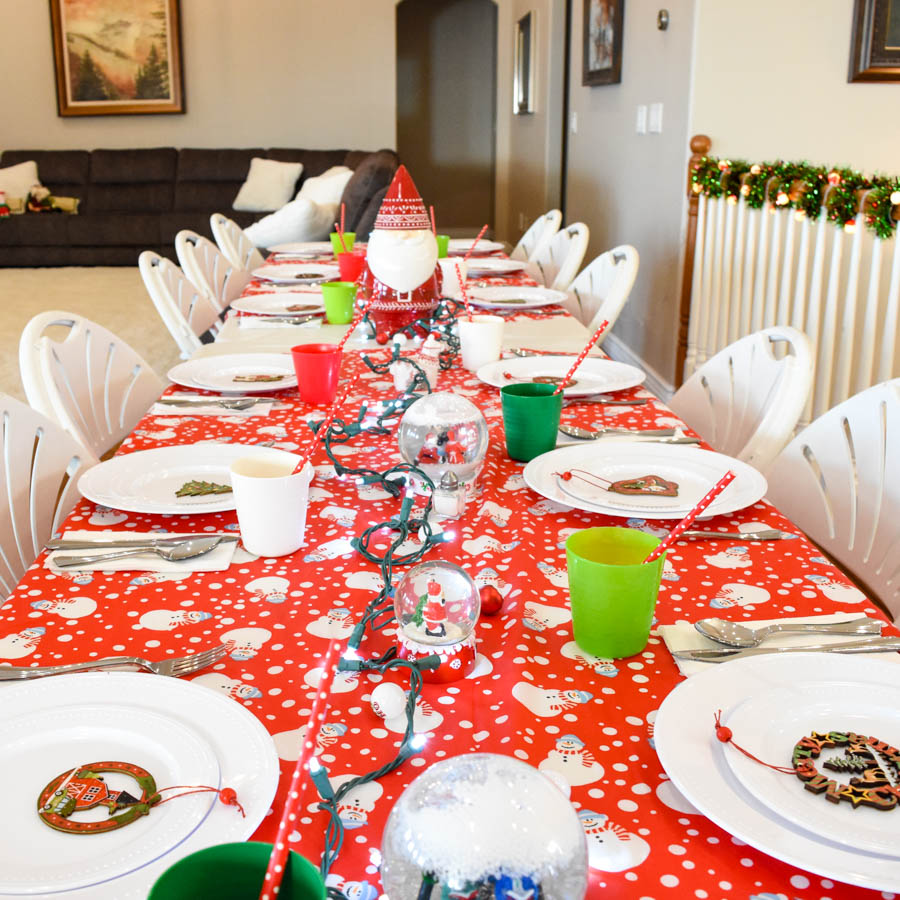 Christmas Tablescape for Kids