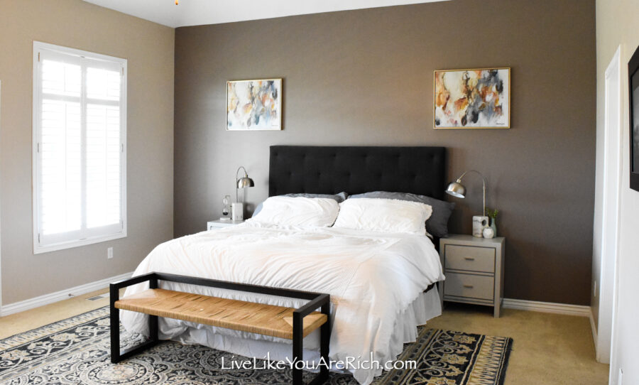 Master Bedroom Renovation Before and After - Live Like You Are Rich