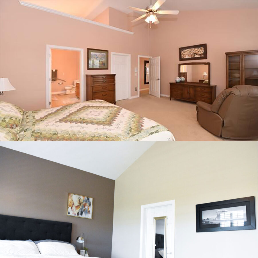 Master Bedroom Renovation Before and After - Live Like You Are Rich