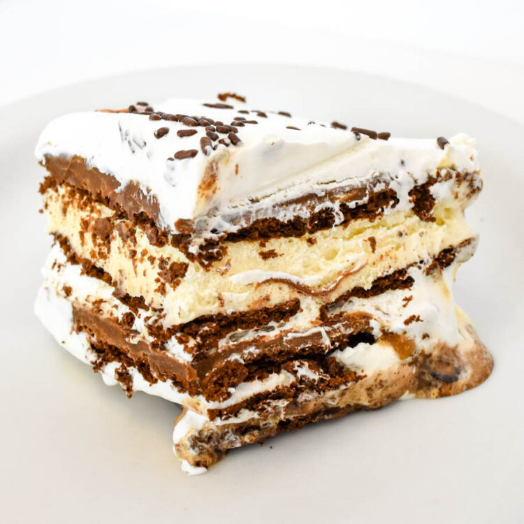 Snickers Ice Cream Cake