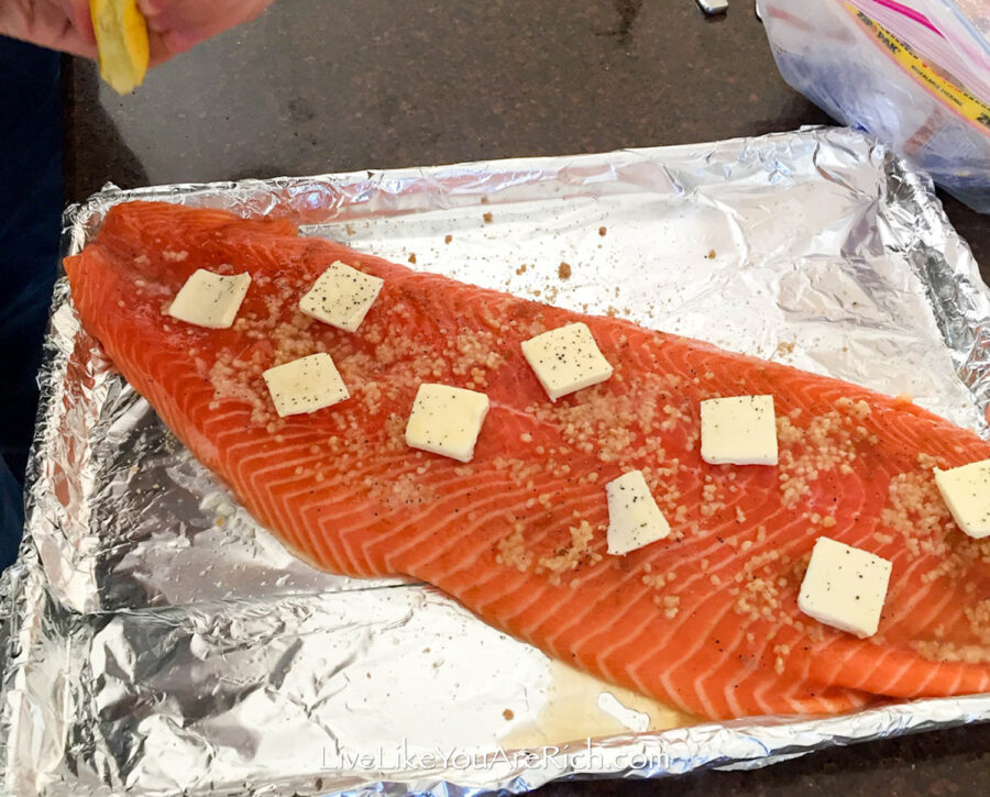 Brown Sugar Lemon Garlic Smoked Salmon - Live Like You Are Rich