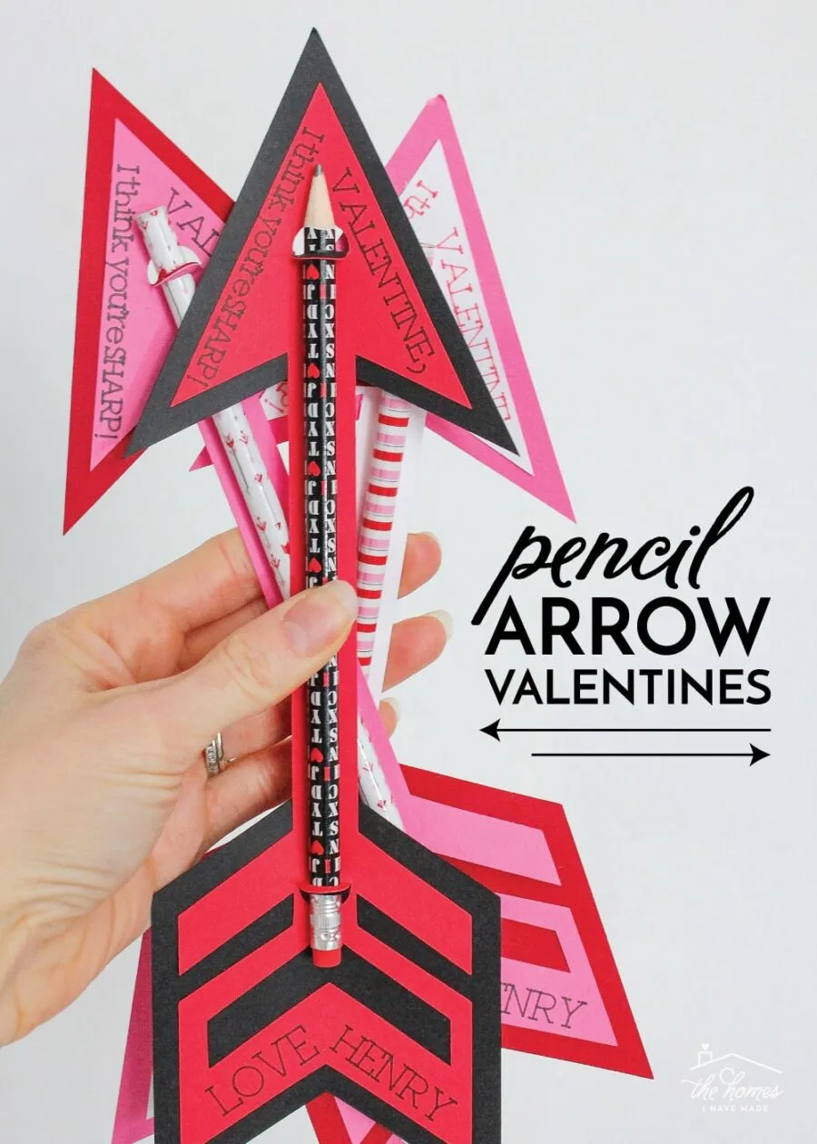 Pencil Arrow Valentine's Day