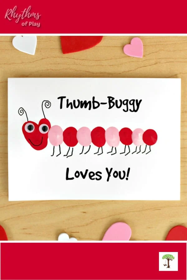 Fingerprint Love Bug Card