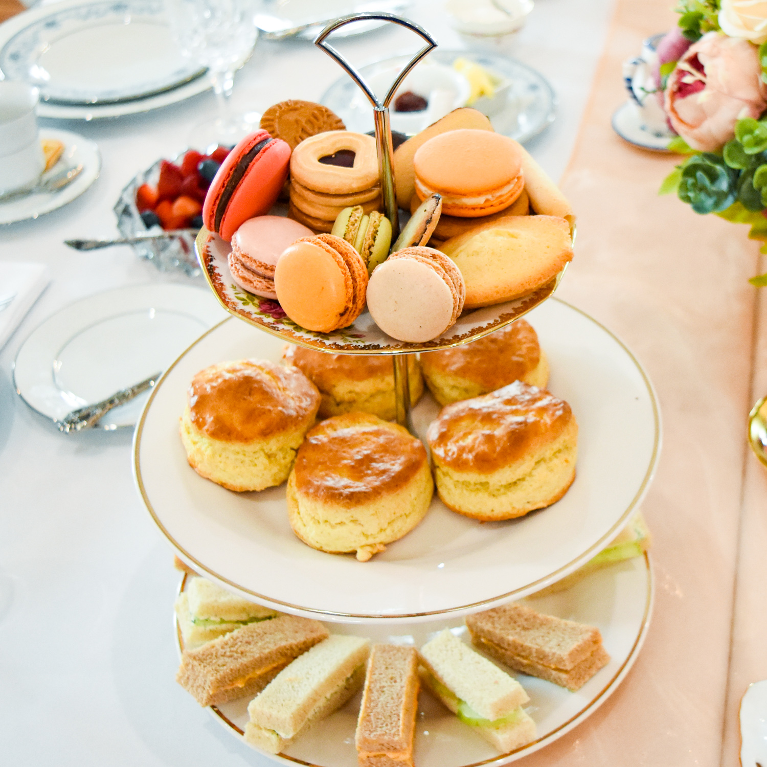 How to Make a Victorian Tea Stand Out of Porcelain Plates