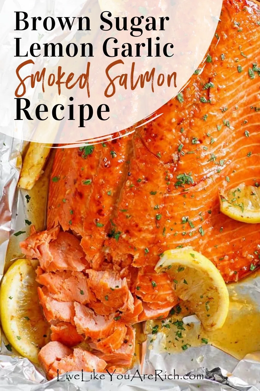 I love this Brown Sugar Lemon Garlic Smoked Salmon Recipe! It is soooo good! If you have a smoker, you really need to try it! This recipe has a perfect balance of spices. The sweet, smoked, and tart flavors balance out beautifully while the salmon smokes. 
