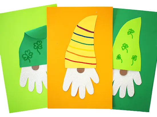 Handprint Lucky Gnomes