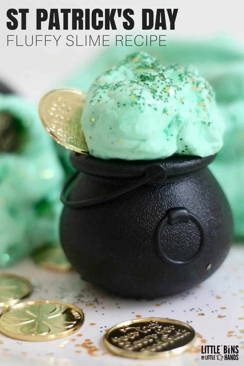 Homemade St. Patrick's Day Slime