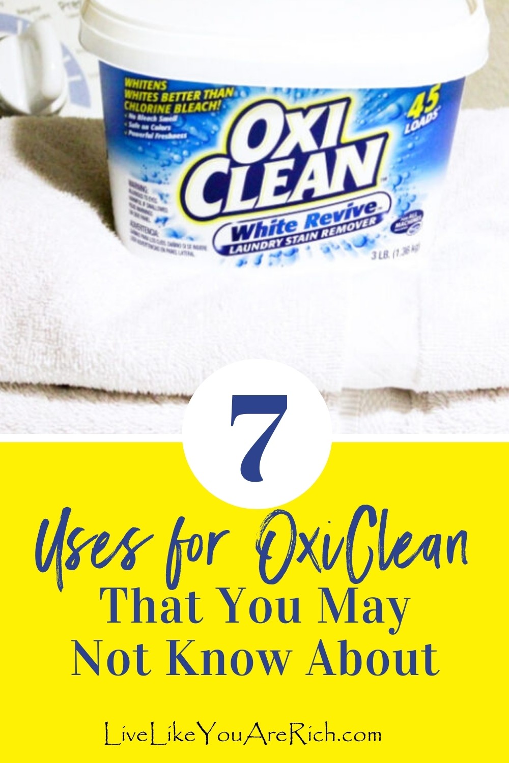Here are 7 Uses for OxiClean That You May Not Know About. Life can get chaotic—but who wants to spend all day scrubbing dirt and stains? I use OxiClean in many of my cleaning routines. 